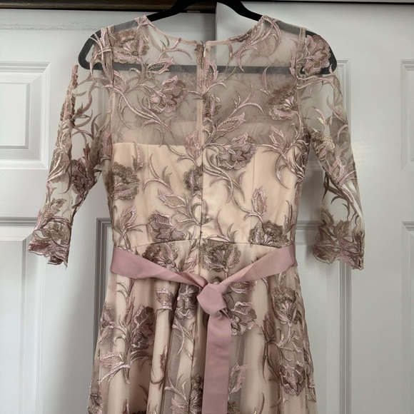 BHLDN x Anthropologie Linden Embroidered Floral Dress Size 4 - Picture 4 of 8